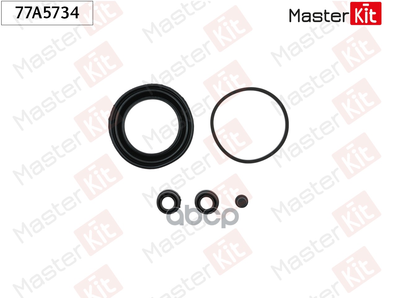 Ремкомплект тормозного суппорта Toyota CAMRY седан (_V4_) 2006 - 2014 MasterKit арт. 77A5734