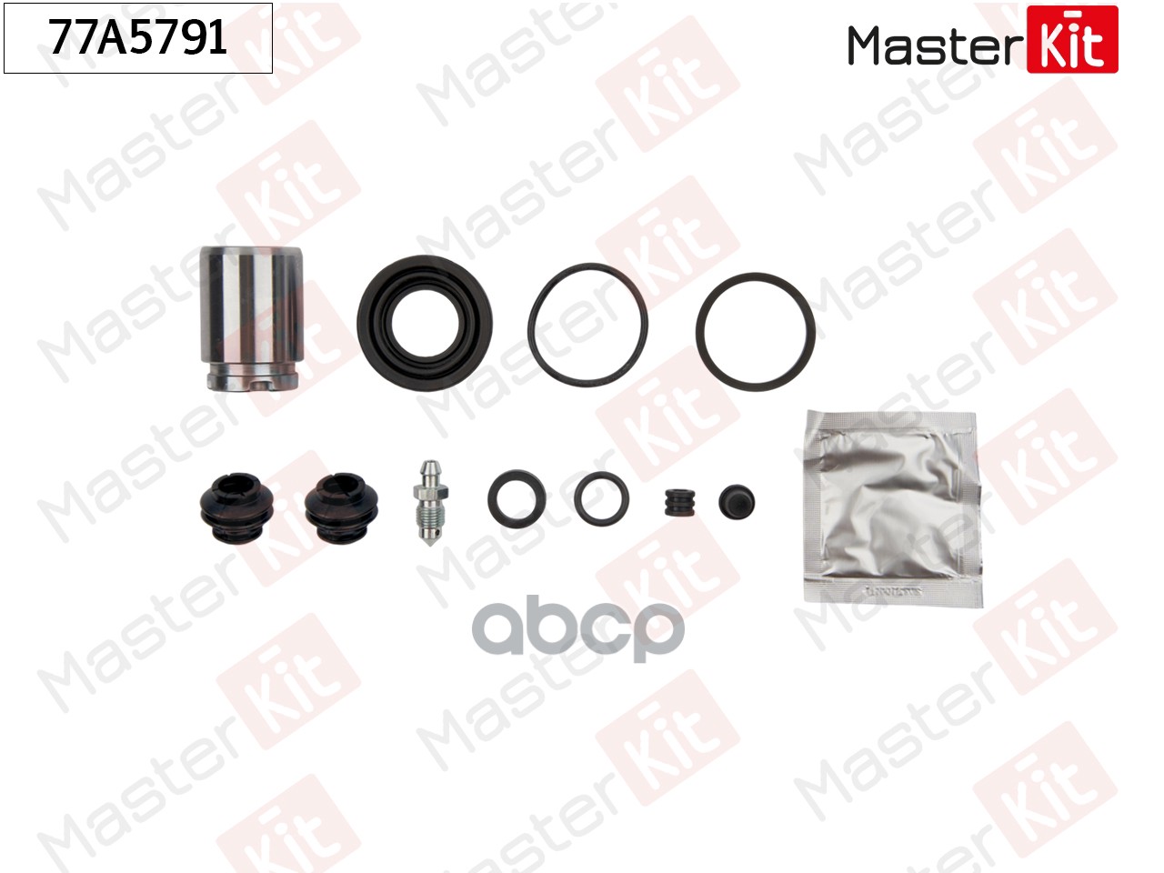 Ремкомплект тормозного суппорта+поршень Kia CEE'D (JD) 2012 - 77A5791 MasterKit арт. 77A5791