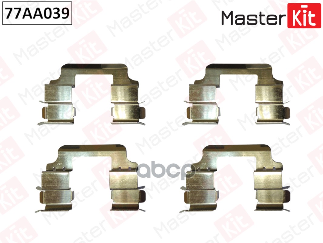 Комплект установочный тормозных колодок Land Rover Discovery IV(L319) 09- MasterKit арт. 77AA039