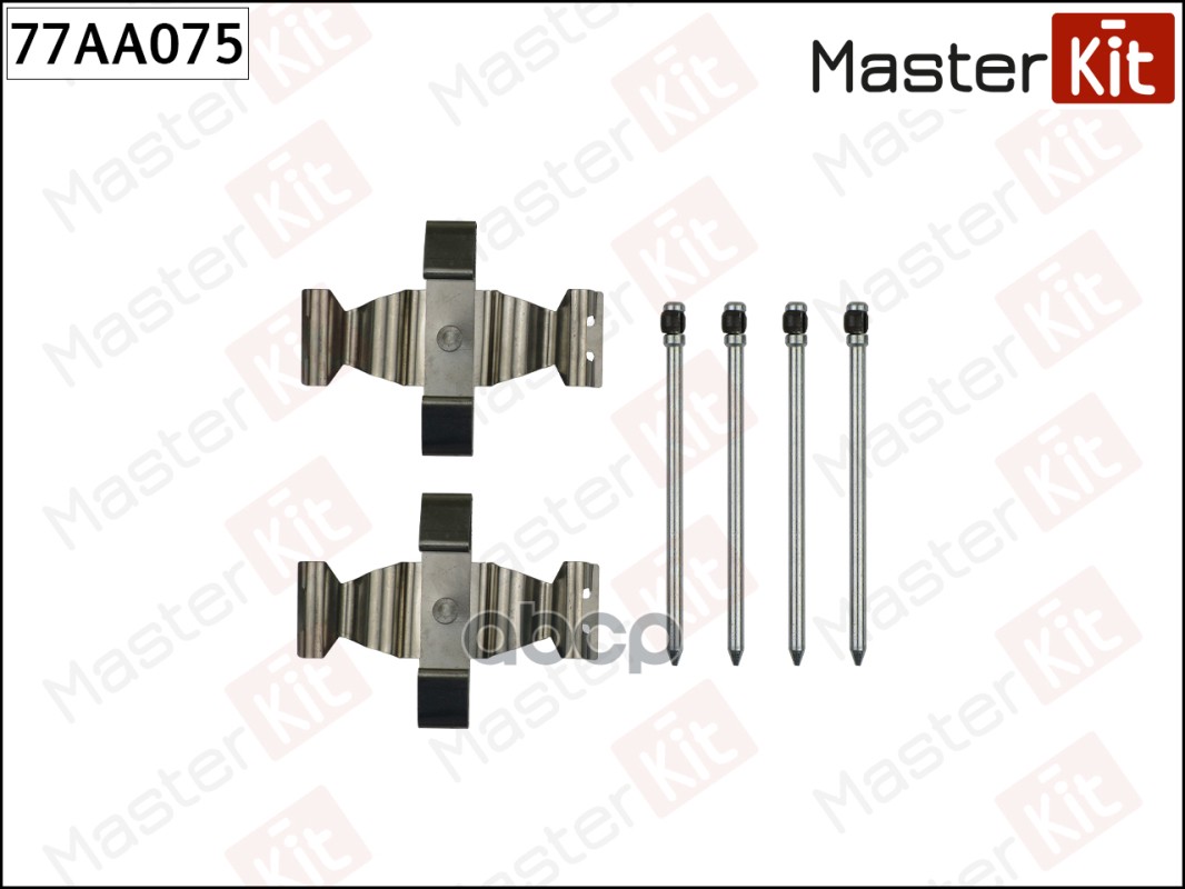Комплект установочный тормозных колодок MB E-Class(W211) 02-09 MasterKit арт. 77AA075