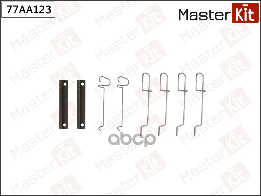 Комплект установочный тормозных колодок Peugeot 306 (7B, N3, N5) 1993 - 20 77AA123 MasterKit арт. 77AA123