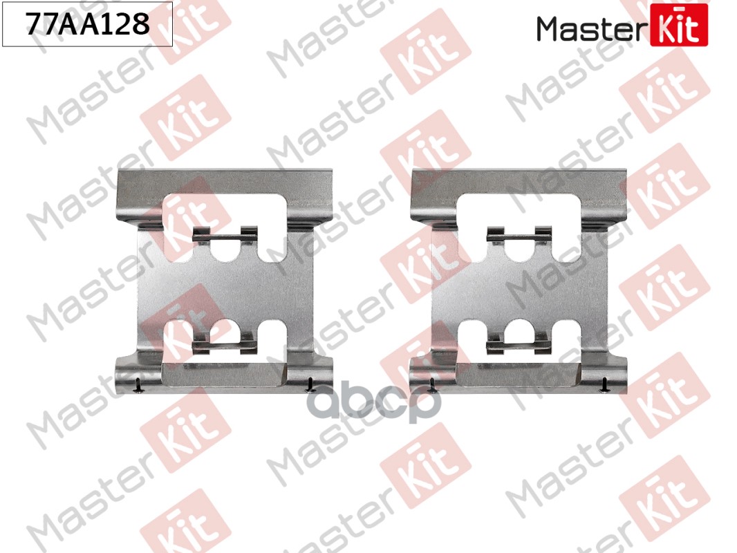 Комплект установочный тормозных колодок Volvo 940 II(945),960 II(964) 94-98 MasterKit арт. 77AA128