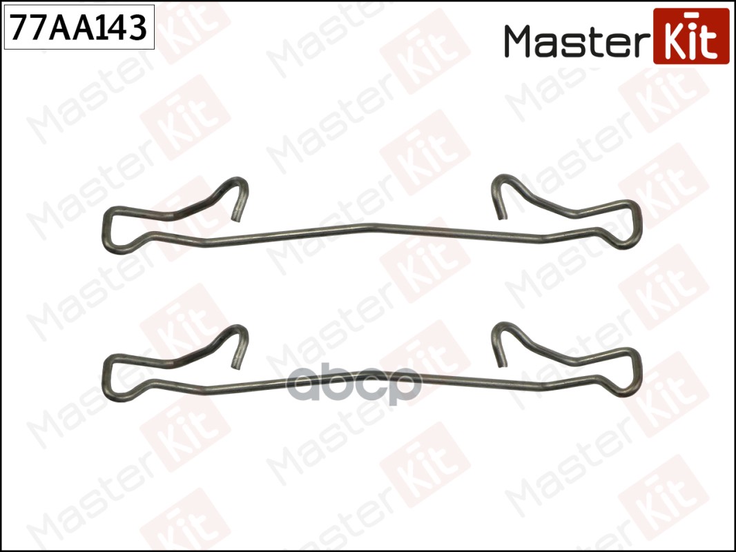 Комплект установочный тормозных колодок Renault Logan II(L8_) 13-,Toyota Yaris(_P13_) 10- MasterKit арт. 77AA143
