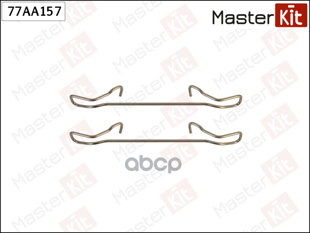 Комплект установочный тормозных колодок Daewoo Nexia 95-08,Opel Corsa B(S93) 93-02 MasterKit арт. 77AA157