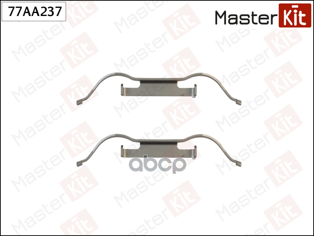 Комплект установочный тормозных колодок Ford Galaxy(WGR) 95-06,Citroen C4 Picasso II 13- MasterKit арт. 77AA237