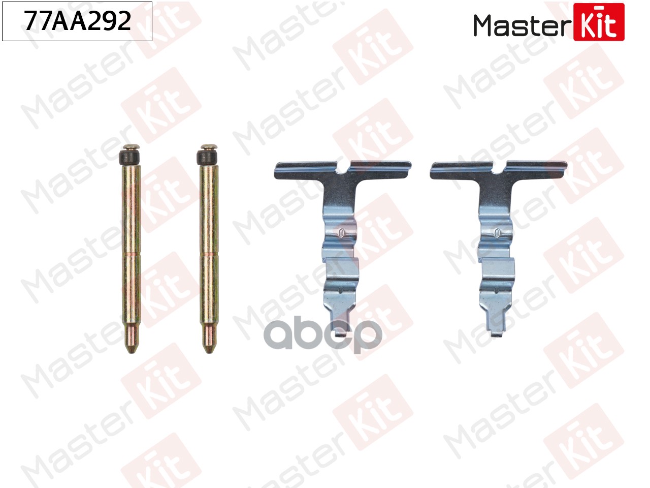 Комплект установочный тормозных колодок MB S-Class(W220) 98-05 MasterKit арт. 77AA292