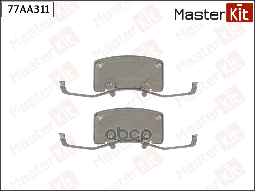 Комплект установочный тормозных колодок Audi A8 (4E2, 4E8) 2002 - 2010 77AA311 MasterKit арт. 77AA311