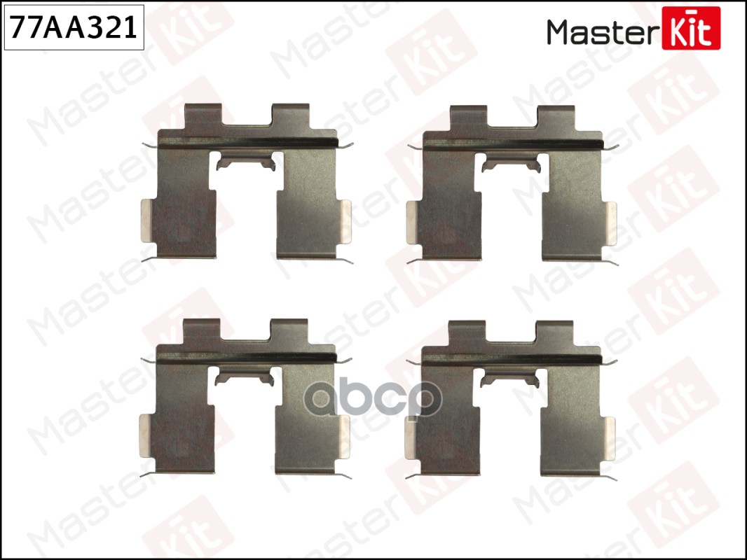 Комплект установочный тормозных колодок Hyundai SANTA F? II (CM) 2005-2012 77AA321 MasterKit арт. 77AA321