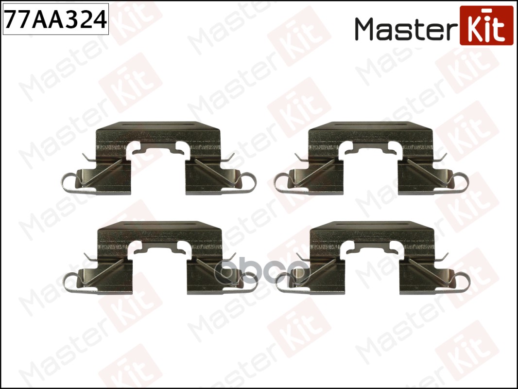 77AA324 Комплект установочный тормозных колодок Mazda CX-7 (ER) 2006 - 2014 MasterKit арт. 77aa324