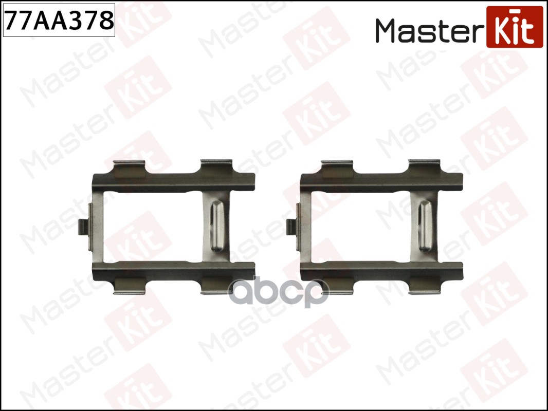 Комплект установочный тормозных колодок MERCEDES SPRINTER (W901-902-903-904-905) 95-05-06 77AA378 MasterKit арт. 77AA378