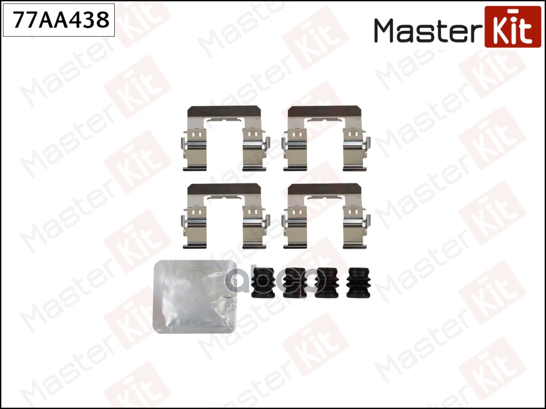 Комплект установочный тормозных колодок Subaru FORESTER (SJ_) 2012 - 77AA438 MasterKit арт. 77AA438