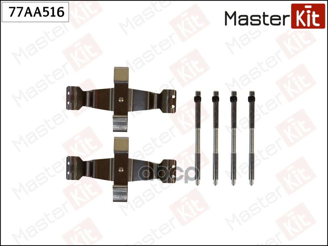 77AA516 Комплект установочный тормозных колодок Audi A6 (4G2  4GC  C7) 2010 - 2018 MasterKit арт. 77aa516