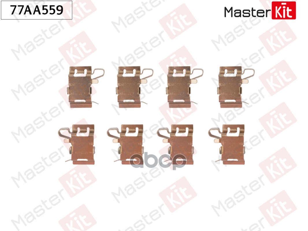 Комплект установочный колодок Toyota CAMRY 2017 77AA559 MasterKit арт. 77AA559