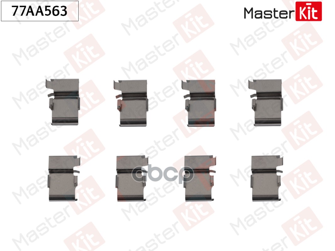 77AA563 Комплект установочный колодок Toyota FORTUNER (_N15_  _N16_) 2015 - MasterKit арт. 77aa563