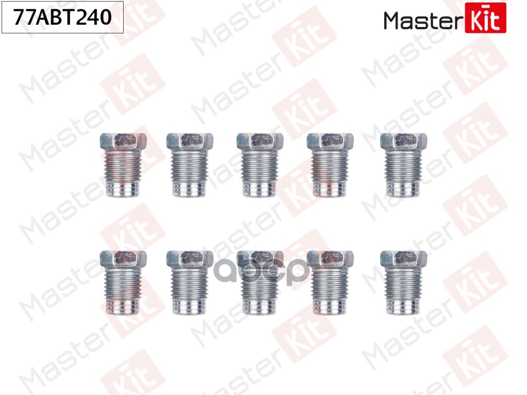 77Abt240 Штуцер Тормозной Трубки  M12x1.25 L=19Mm S=13 D=6.5Mm MasterKit арт. 77abt240