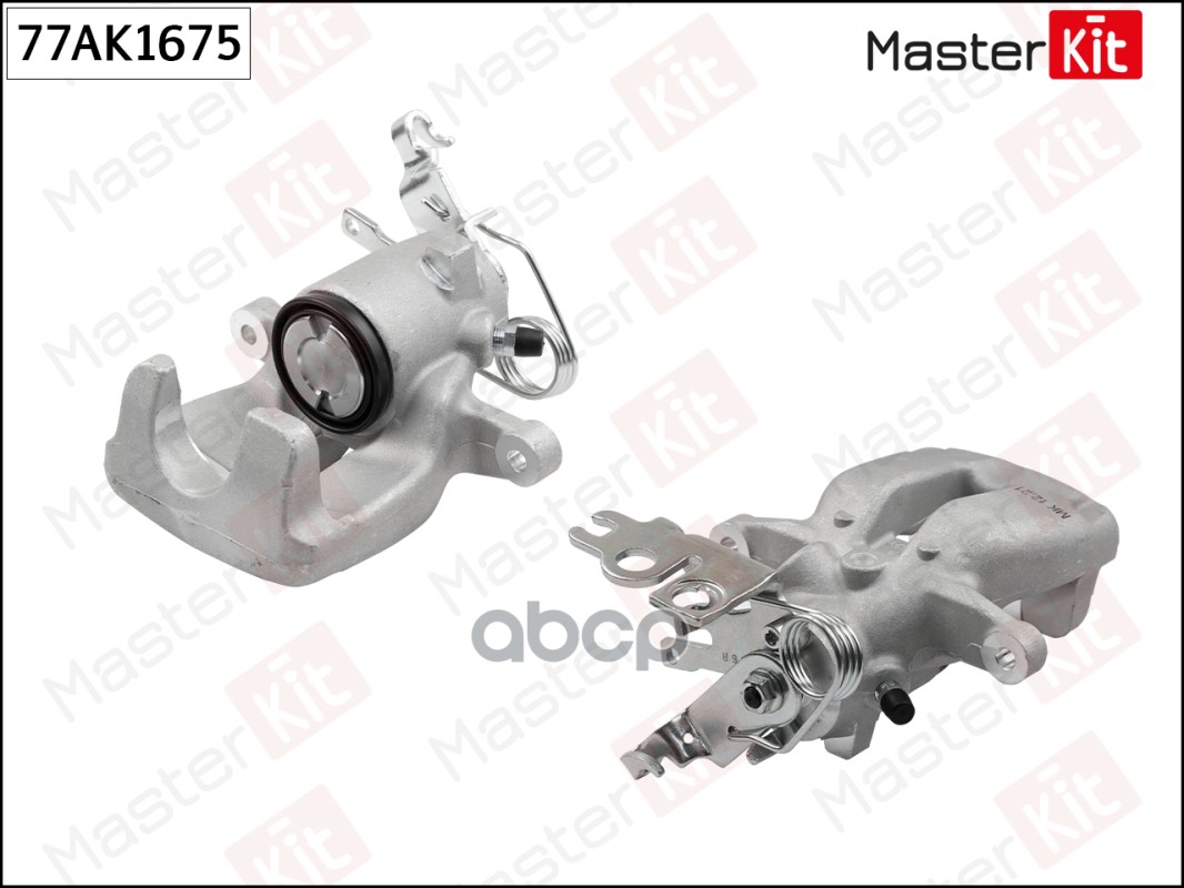 Суппорт тормозной  зад. прав. Volkswagen CADDY III (2KB, 2KJ, 2CB, 2CJ) 2004 - 2015 77AK1675 MASTERKIT MasterKit арт. 77AK1675