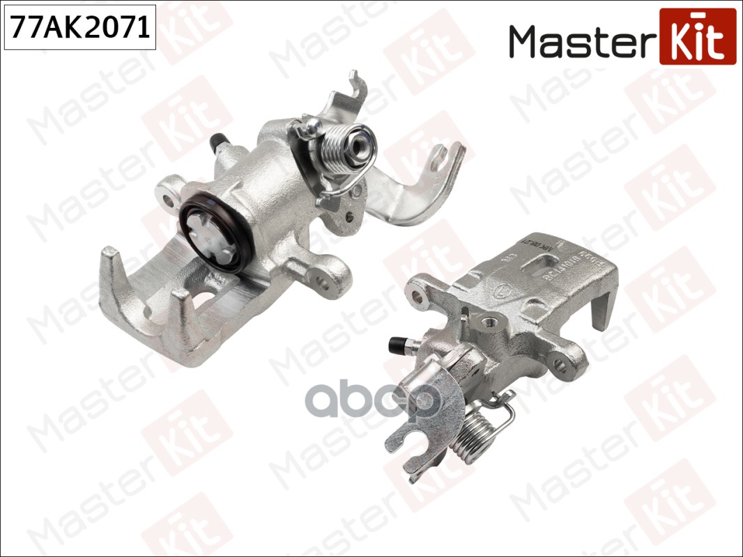 Суппорт тормозной зад. лев. Hyundai Elantra(XD) 00-06,Kia Cerato(LD) 04- MasterKit арт. 77AK2071