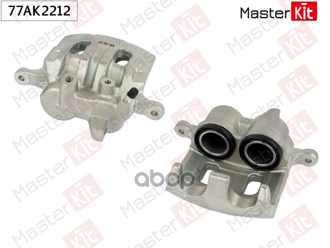 Суппорт тормозной перед. лев. Mitsubishi L200(K7_T,K6_T) 96-07 MasterKit арт. 77AK2212