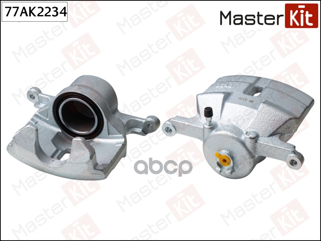 Суппорт тормозной передний левый Nissan QASHQAI / QASHQAI +2 I (J10, JJ10) 2006-2014, X-TRAIL (T31) 77AK2234 MasterKit арт. 7...