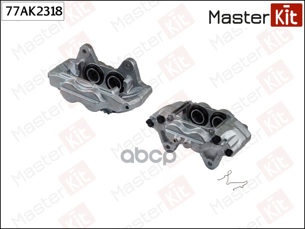 Суппорт тормозной перед. прав. Toyota LAND CRUISER PRADO (_J12_) 2002 - 2010 MASTERKIT 77AK2318 MasterKit арт. 77AK2318