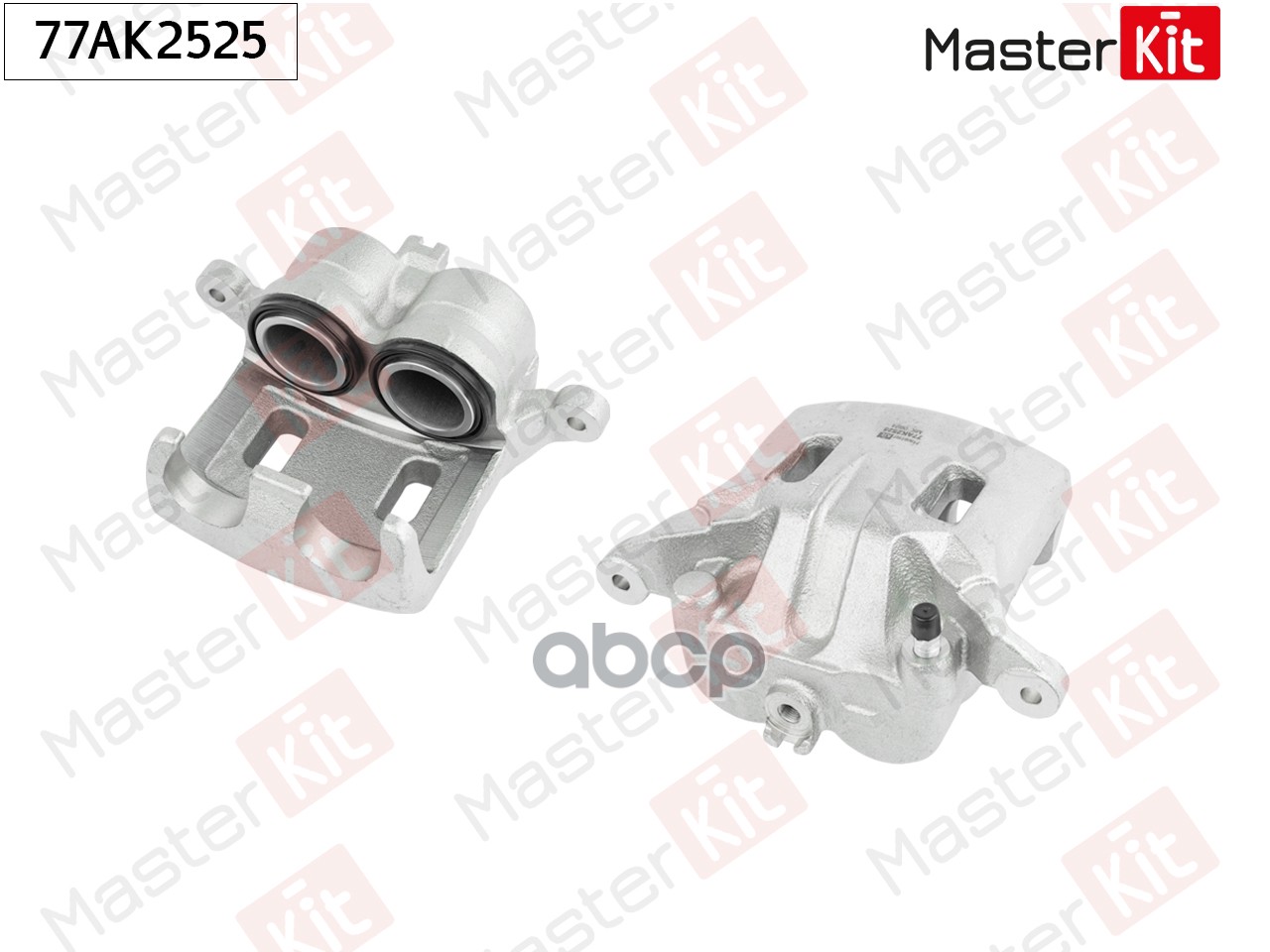 Суппорт тормозной перед. лев. Nissan NP300 Navara(D40),Pathfinder III(R51) 04- MasterKit арт. 77AK2525