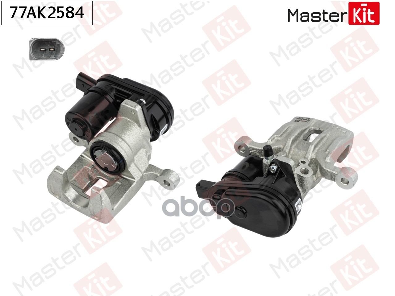 Тормозной суппорт зад. прав. Kia CEE'D (JD) 2012 - 77AK2584 MasterKit арт. 77AK2584