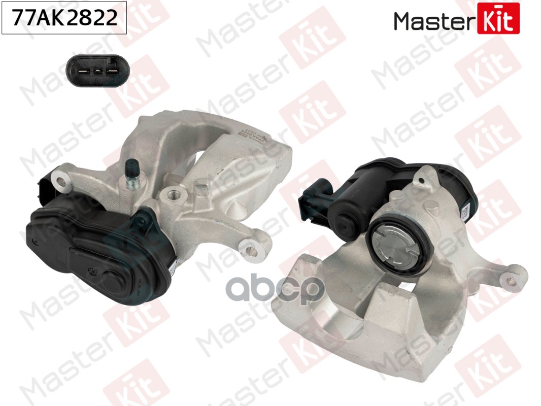 Тормозной суппорт зад. прав. Land Rover RANGE ROVER IV (L405) 2012 - 77AK2822 MasterKit арт. 77AK2822