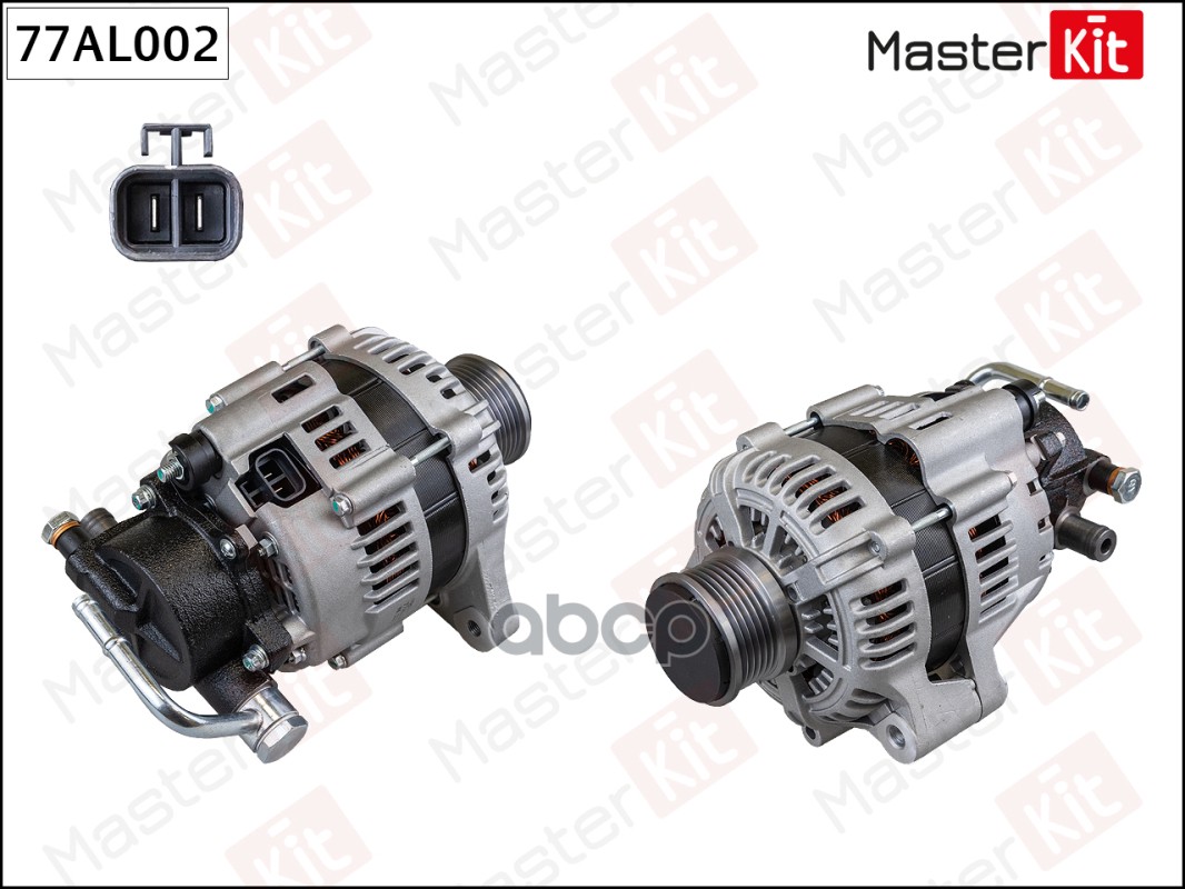 Генератор  HYUNDAI SANTA FE, KIA SORENTO 01-06 (14V 120A) Masterkit MasterKit арт. 77AL002