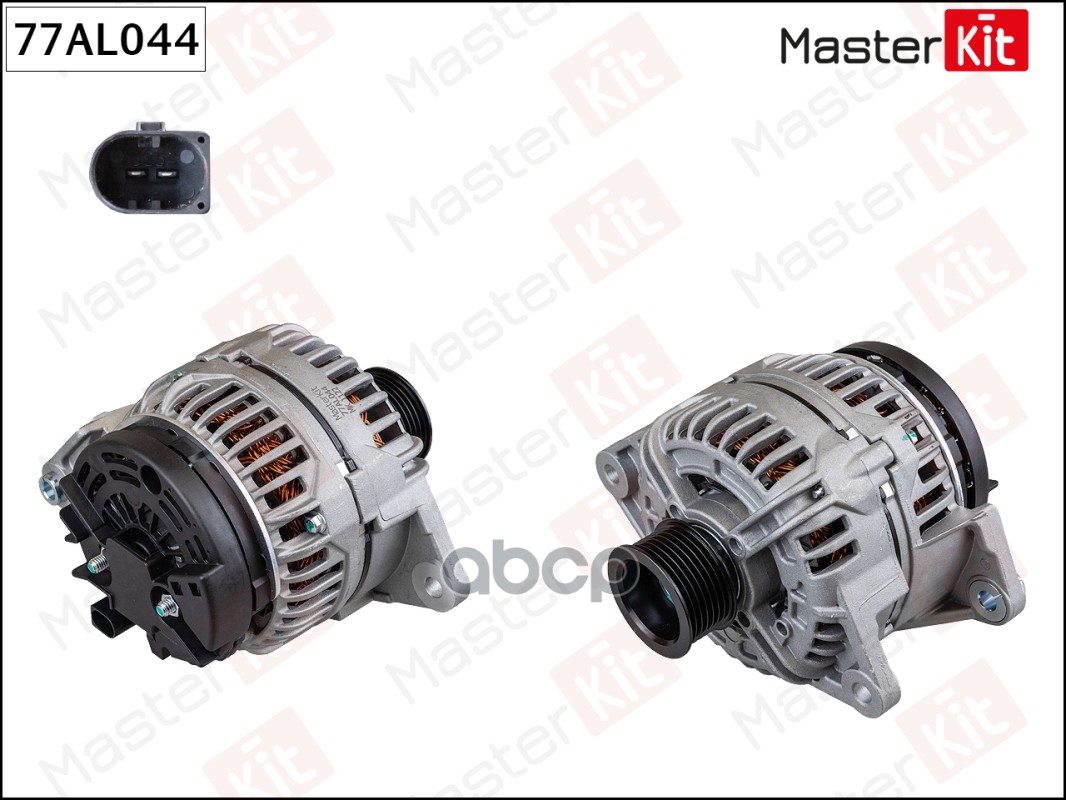 77AL044 Генератор FIAT DUCATO  IVECO DAILY 06-> (14V 140A) MasterKit арт. 77al044