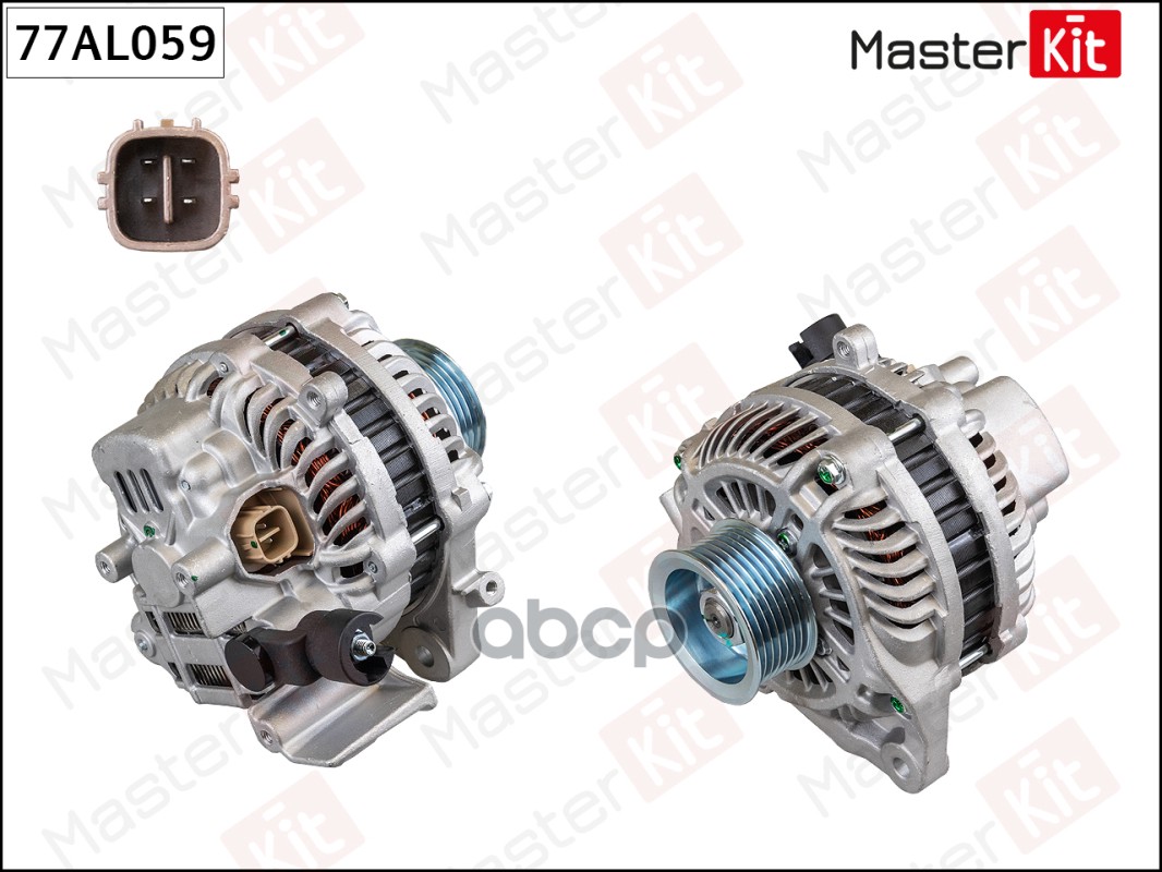 77AL059 Генератор HONDA CIVIC 1.8 05-> 90A (14V 90A) MasterKit арт. 77al059