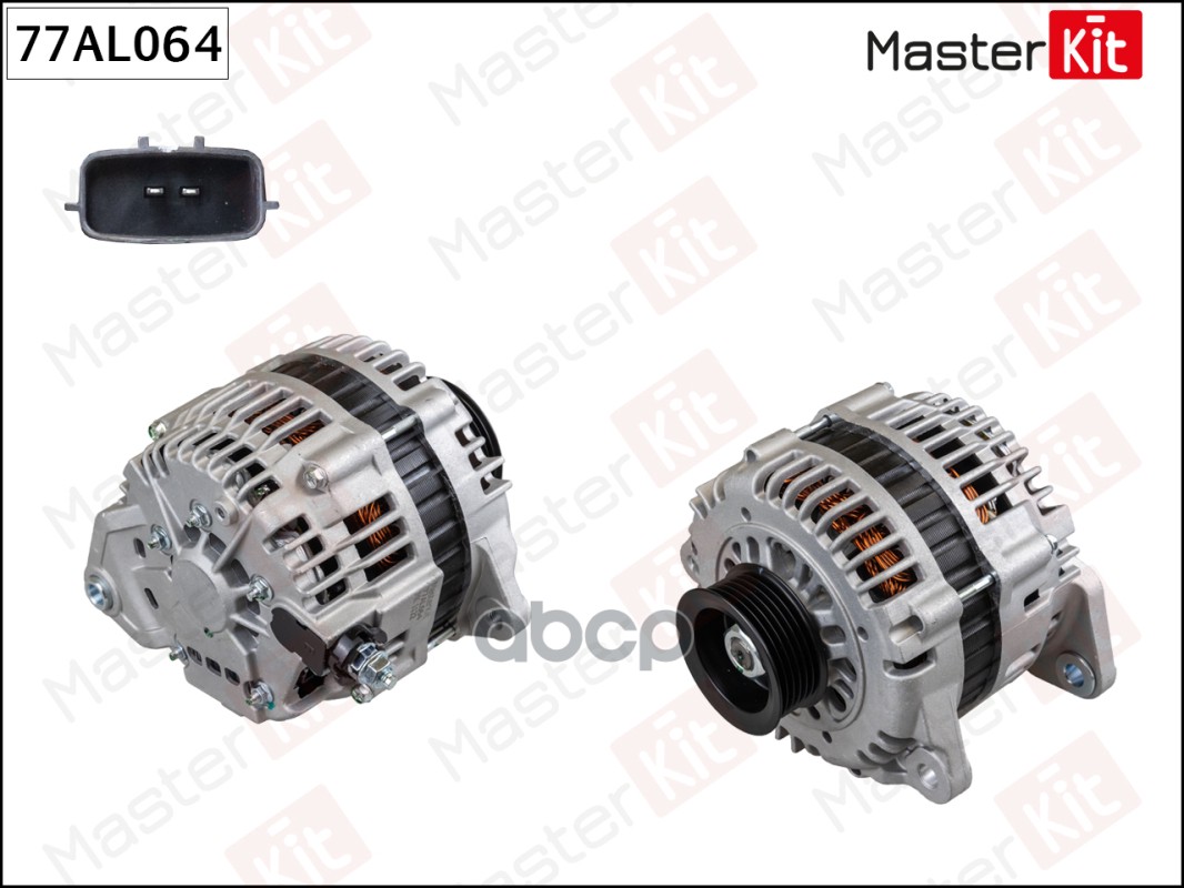 Генератор Nissan Cefiro III(CA33),Maxima V(A33),Murano I(Z50),Teana(J31) 98-08 (14V,110A) MasterKit арт. 77AL064