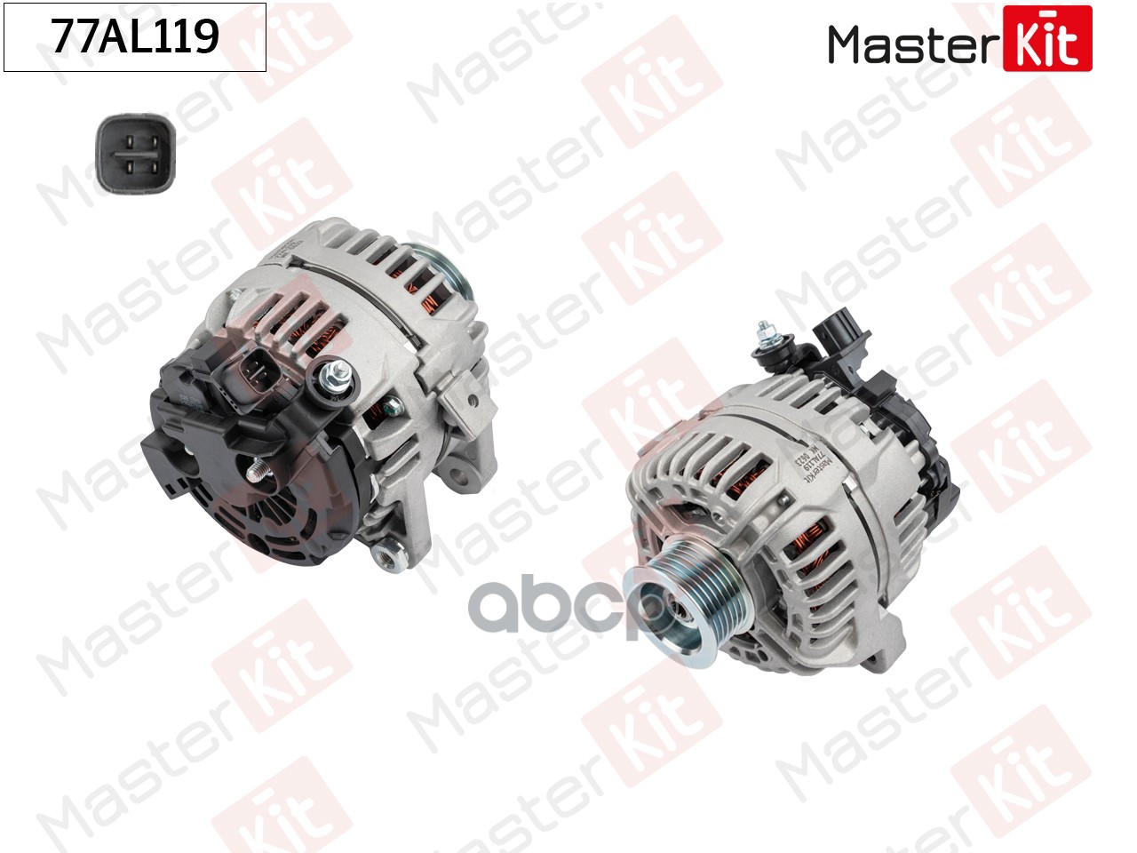 Генератор  TOYOTA AVENSIS CAMRY 01-08 77AL119 MasterKit арт. 77AL119