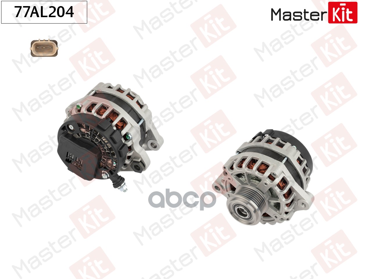 Генератор Haval H2,H6,Jolion,M6 14- (12V,120A) MasterKit арт. 77AL204
