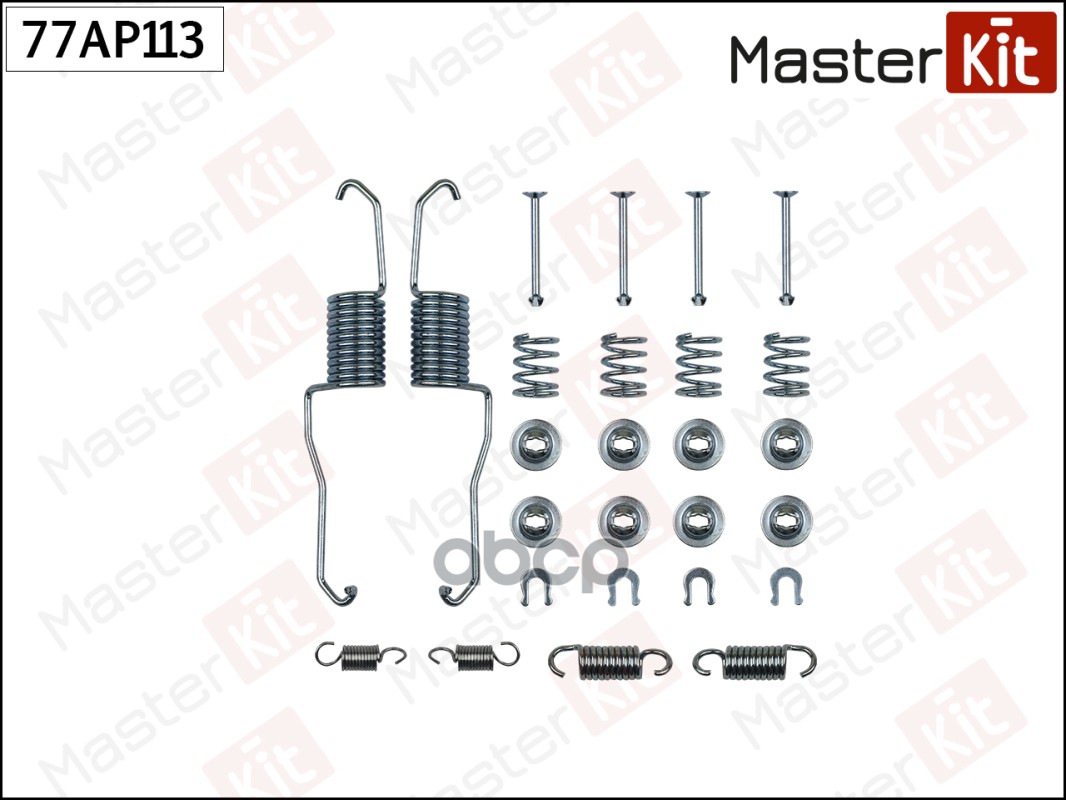 Комплект установочный тормозных колодок                    DAIHATSU Terios 97- , TOYOTA RAV  MasterKit 77AP113 MasterKit арт....