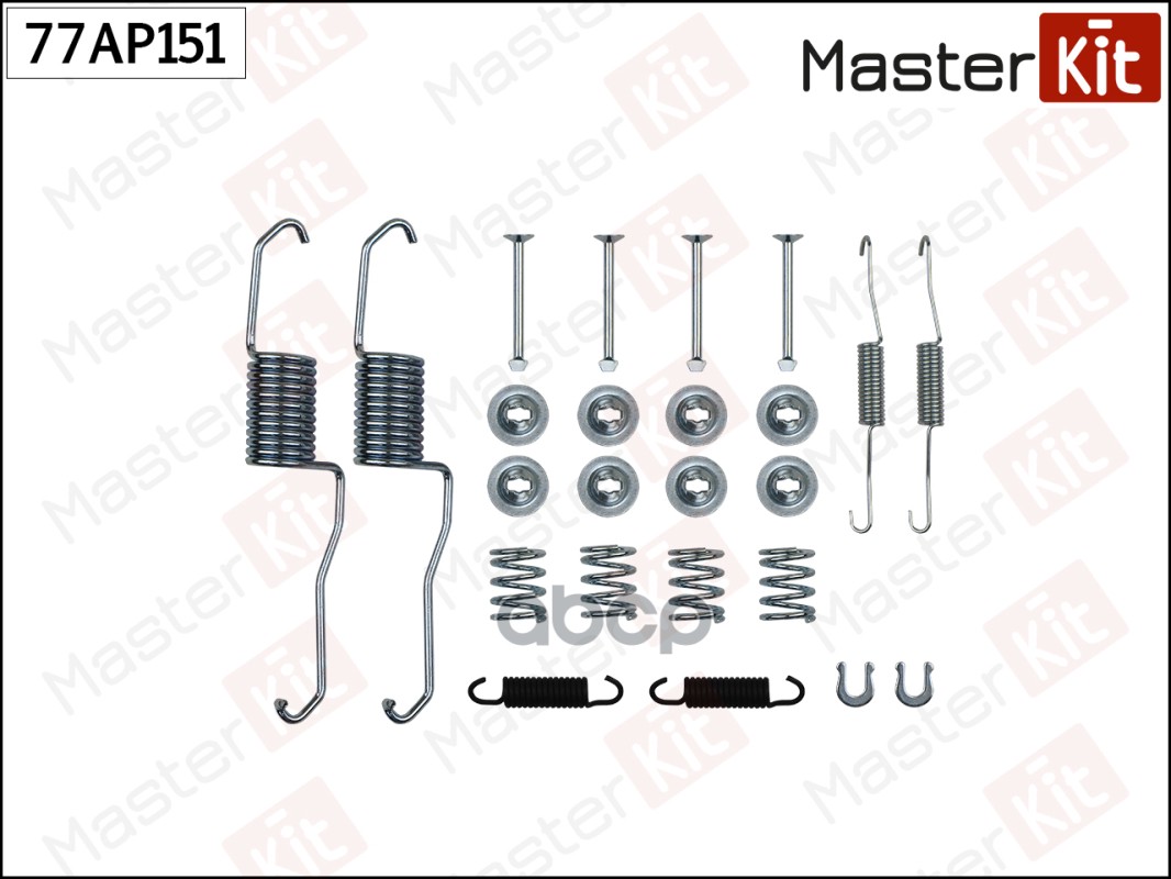 Комплект установочный тормозных колодок TOYOTA RAV 4 II MasterKit 77AP151 MasterKit арт. 77AP151