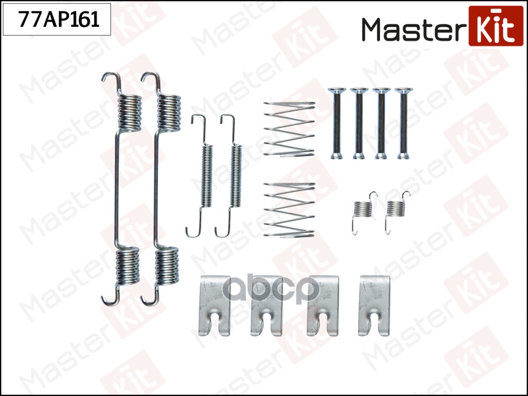 Комплект установочный тормозных колодок LandRover 77B0075K MasterKit арт. 77AP161
