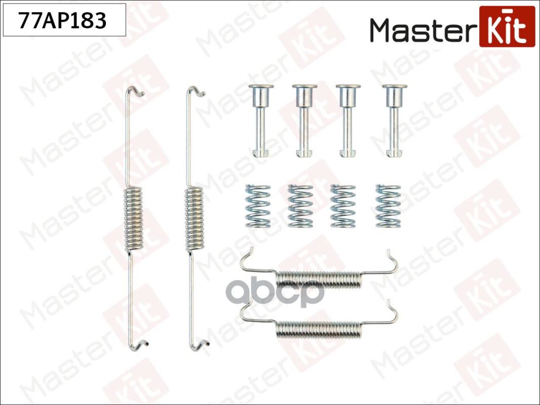 Комплект установочный барабанных колодок VW TOUAREG (7P5, 7P6) 2010 - 2018 MasterKit арт. 77AP183
