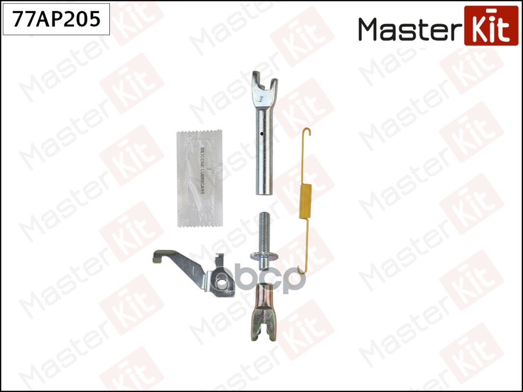 Комплект установочный барабанных колодок HONDA CIVIC 01-05/HR-V 99-05 левый MasterKit арт. 77AP205