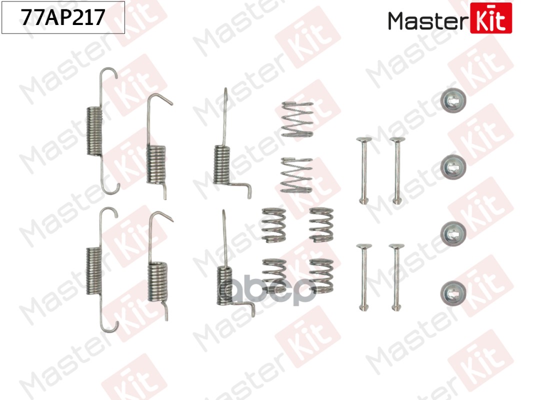 Комплект установочный барабанных колодок Hyundai SANTA F? I (SM) 2000 - 2006 77AP217 MasterKit арт. 77AP217
