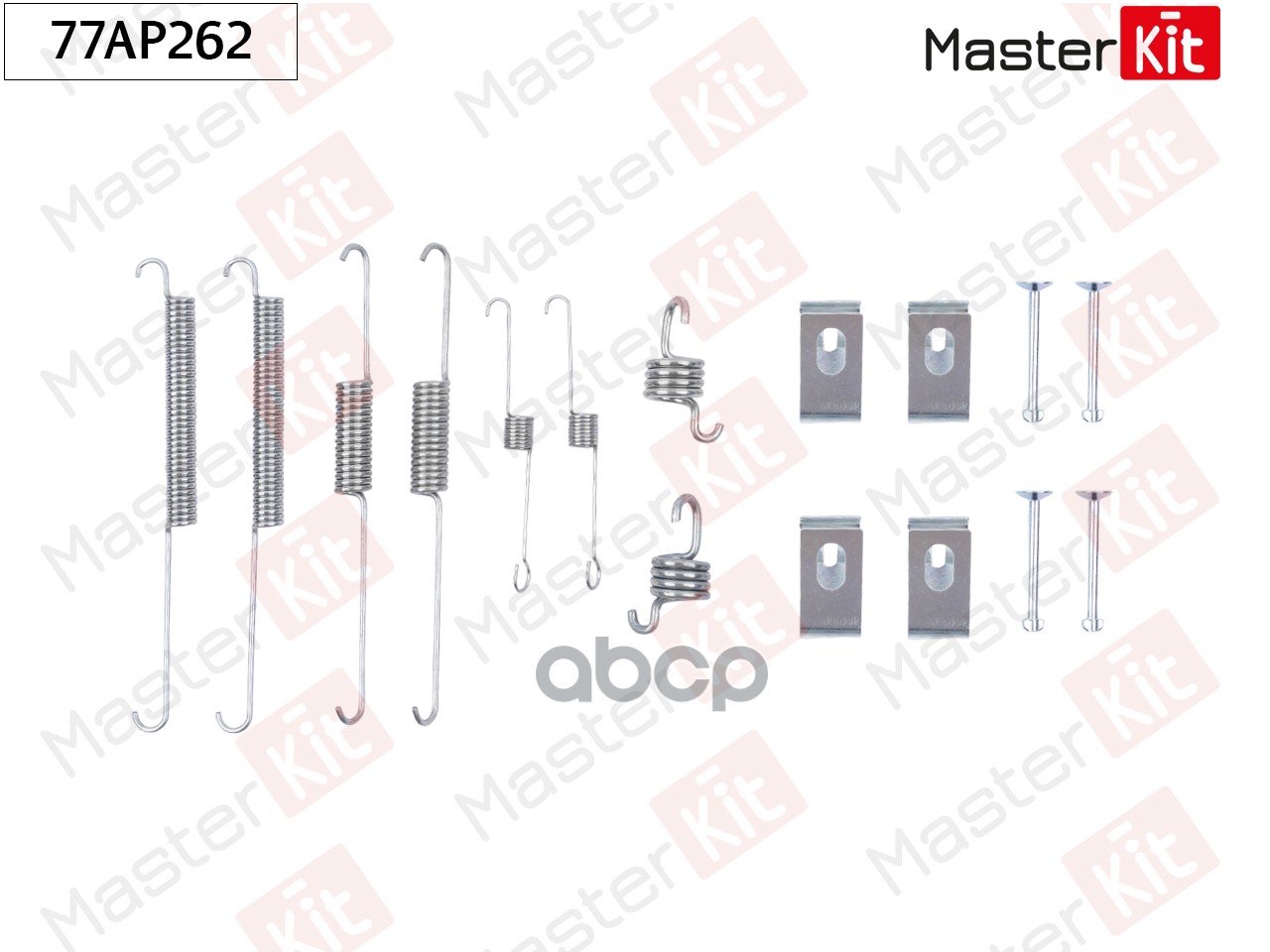 Комплект установочный барабанных колодок Ford ESCORT '95 Фургон (AVL) 1995 - 2001 MasterKit арт. 77AP262
