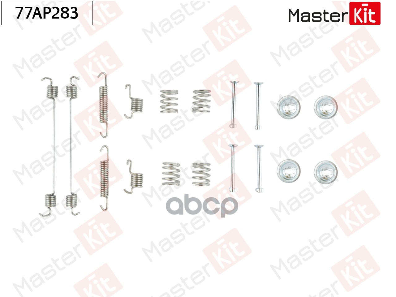 Комплект установочный барабанных колодок Renault KANGOO (KC0/1_) 1997 - MasterKit арт. 77AP283