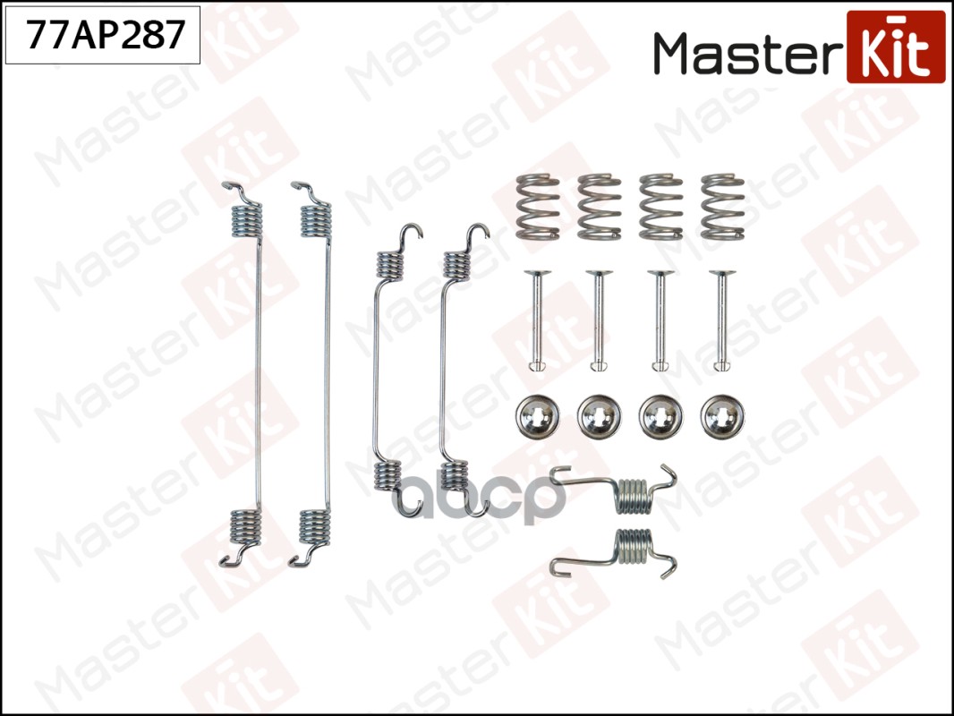 Комплект установочный барабанных колодок Mitsubishi CARISMA (DA_) 1995 - 2006 Masterkit MasterKit арт. 77AP287