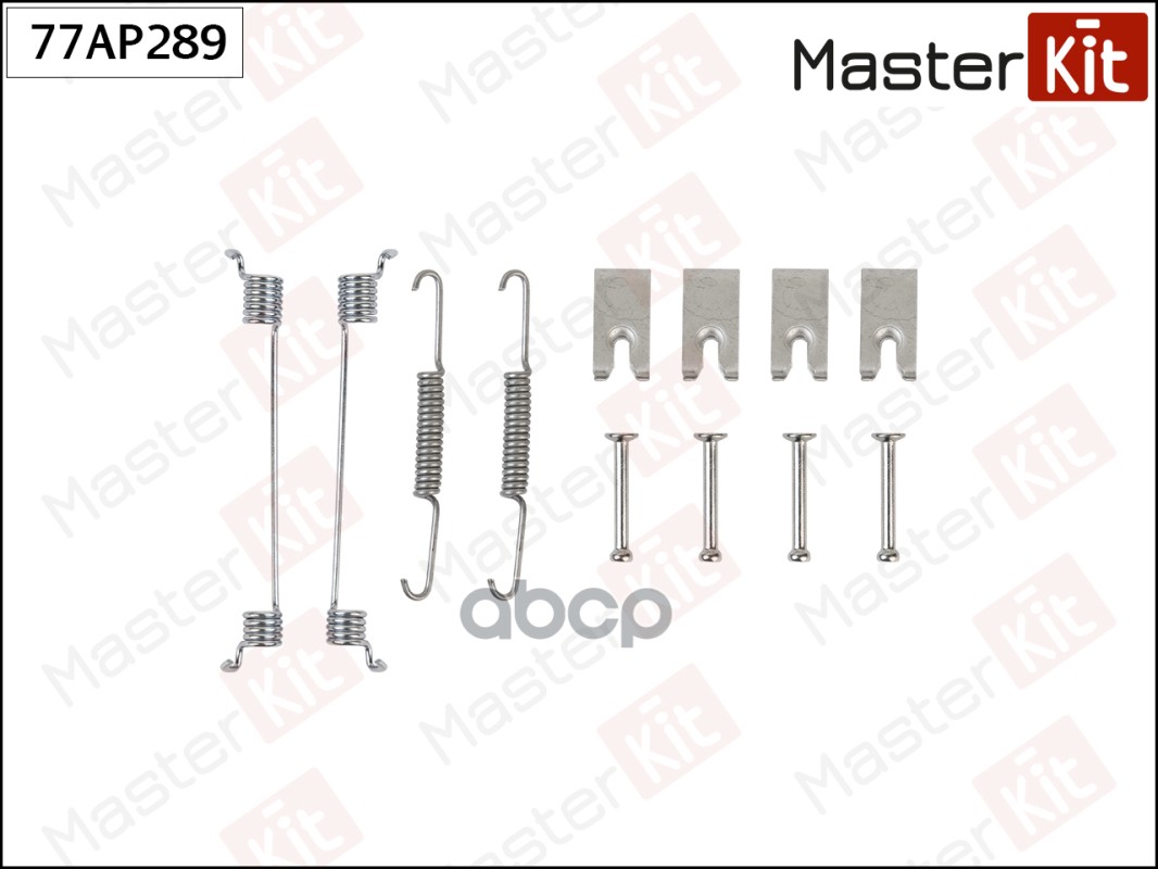 Комплект установочный барабанных колодок Fiat PUNTO (188_) 1999 - 2012 MasterKit арт. 77AP289