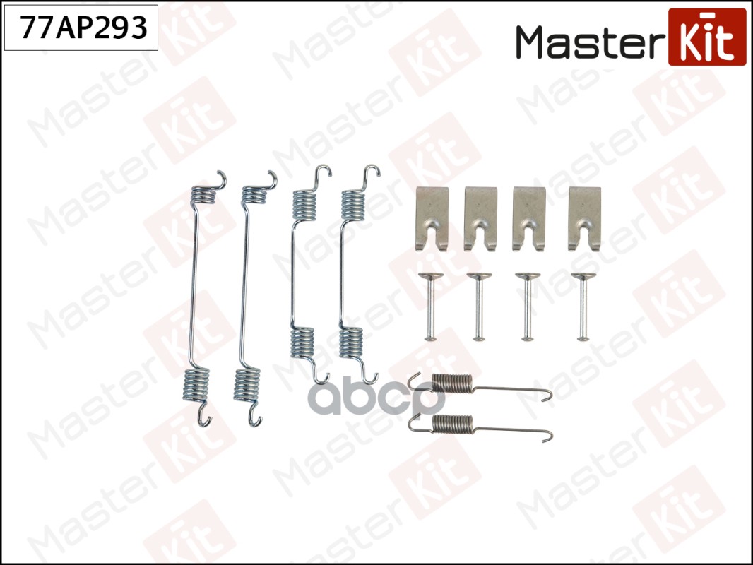 Комплект установочный барабанных колодок Toyota COROLLA (_E11_) 1997 - 2002 MasterKit арт. 77AP293