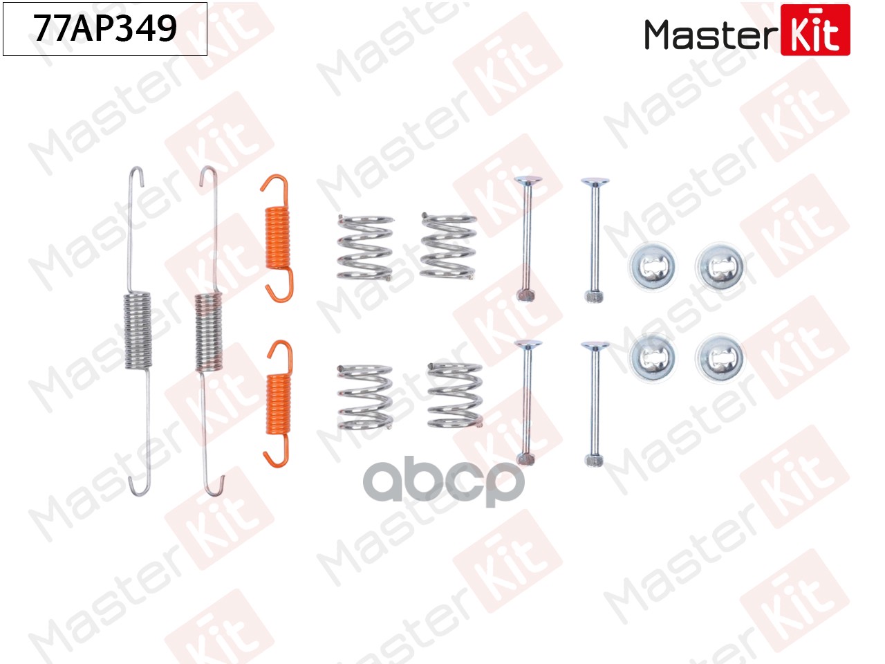 Комплект установочный барабанных колодок Toyota YARIS (_P13_) 2010 - Masterkit MasterKit арт. 77AP349
