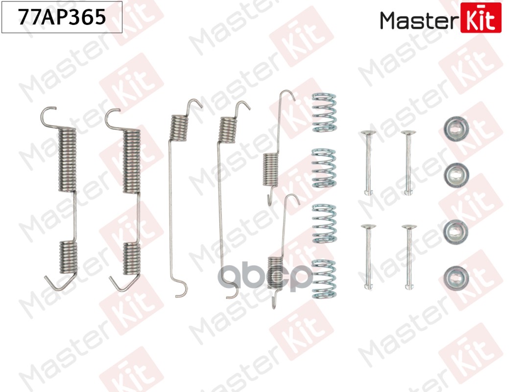 Комплект установочный барабанных колодок BMW 3 (E30) 1982 - 1992 77AP365 MasterKit арт. 77AP365