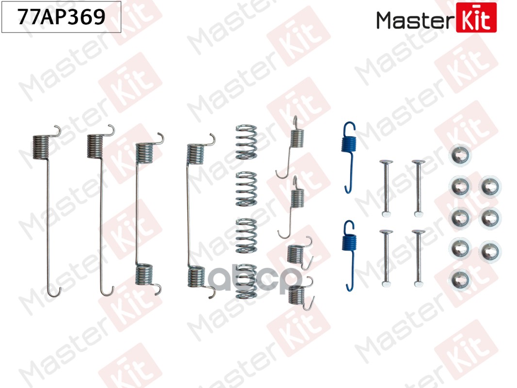Комплект установочный барабанных колодок Mazda DEMIO (DW) 1996 - 2003 77AP369 MasterKit арт. 77AP369