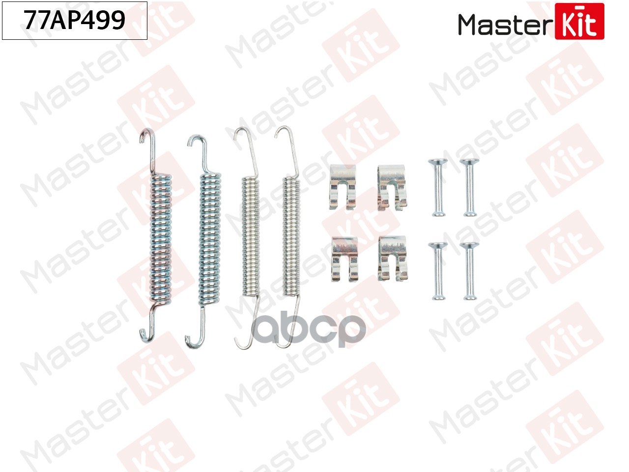 Комплект установочный барабанных колодок Fiat UNO (146_) 1983 - 2006 MasterKit арт. 77AP499