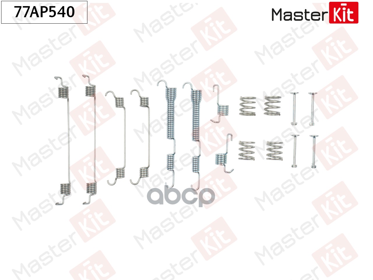 Комплект установочный барабанных колодок Mitsubishi CARISMA (DA_) 1995 - 2006 MasterKit арт. 77AP540