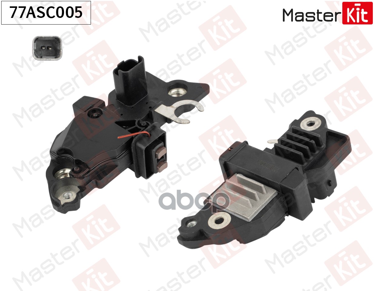 Регулятор напряжения генератора Renault Logan I(LS_),Megane II(LM0/1_) 03- MasterKit арт. 77ASC005